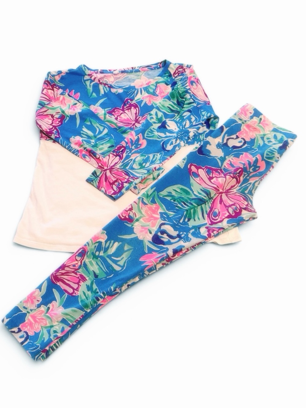 Lilly Pulitzer Girls Finn Top and Maia Leggings Set Size M6/7